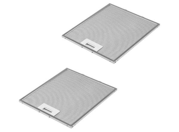 Lot de 2 filtres en aluminium pour hottes 267 x 305 x 9 mm, compatible Elica